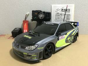 タミヤ1/10 TL-01・メカ付フルセット・作動良好・フルベアリング＋スバル インプレッサ WRC モンテカルロ‘07新品ボディ