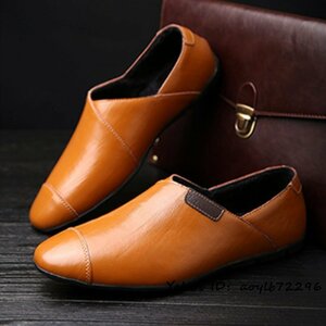  редкий товар * Loafer туфли без застежки натуральная кожа обувь обувь для вождения телячья кожа Англия способ бизнес "дышит" сетка прекрасное качество Brown 27.5cm