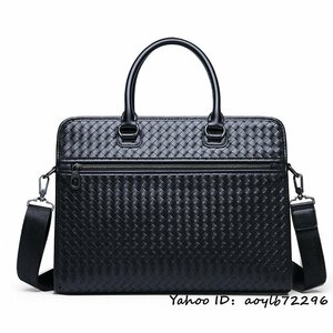 定価10万超■超美品 トートバッグ メンズ ビジネスバッグ ブリーフケース 2way ハンドバッグ ショルダーバッグ 本革 斜め掛け 書類鞄 新品