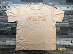 NICOLE CLUB FOR MEN ニコル メンズ 英字プリント スウェット 半袖Tシャツ F ベージュ