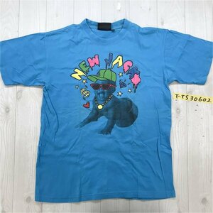 ADVISORY メンズ 赤ちゃん 転写プリント 半袖Tシャツ M マリンブルー