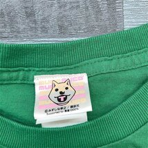 いとしのムーコ メンズ まねきムーコ プリント 半袖Tシャツ M 緑_画像2