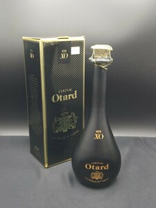 《未開栓/古酒》オタール XO シャトード コニャック 700ml 40% Otard COGNAC 陶器ボトル 黒ボトル 針金 箱付 ブランデーコニャック