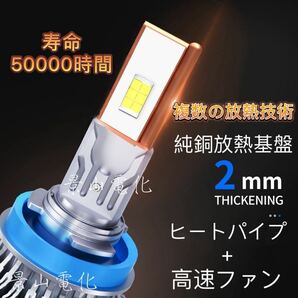 LED ヘッドライト 最新型 バルブ フォグランプ 車 Hi/Lo 65000LM トヨタ ホンダ 日産 マツダ 車検対応 白 H4 H7 H8 H9 H10 H11 HB3 HB4 #S5の画像4