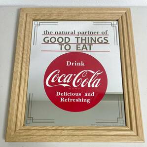 コカコーラ パブミラー 「Good Things」 PJP-202 Coca-Cola 鏡 アメリカン雑貨 の画像1