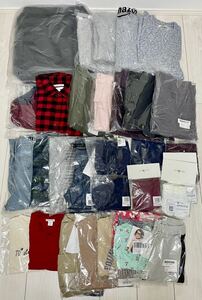 【新品】洋服 まとめ売り Amazon essentials レディース ニット キッズ ベビー メンズ シャツ シャツ Tシャツ ボトムス 33枚 セット　6
