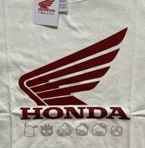 半袖Tシャツ LLサイズ HONDA/ホンダ 白系 バイク/オートバイ はぴだんぶい サンリオ◆◆未使用品_画像3