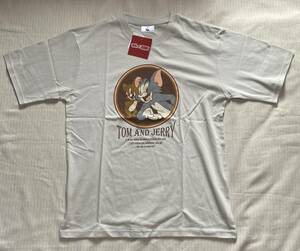 半袖Tシャツ LLサイズ TOM&JERRY/トム&ジェリー 薄グレー色系◆◆未使用品