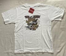 半袖Tシャツ LLサイズ TOM&JERRY/トム&ジェリー ホワイト色系!!!!未使用品_画像1