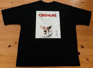 【新品・未使用・タグ付き】GREMLINS ビッグシルエットTシャツ M フロント刺繍&バックプリント グレムリン モグワイ