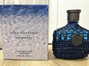 〈N1129〉 オードトワレ john varvatos ARTISAN BLU 75ml 未使用品 