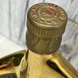〈N733〉 古酒 未開栓 LARSEN ラーセン ヴァイキングシップ ゴールド シップ コニャック 陶器 栓付き 箱に汚れありの画像5