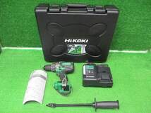 【 HiKOKI / ハイコーキ 】 DS36DA 13mmコードレスドライバドリル 36V 充電器 ケース付 9179_画像1