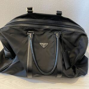 1円から PRADA プラダ ボストンバッグ テスートナイロン ブラック の画像2