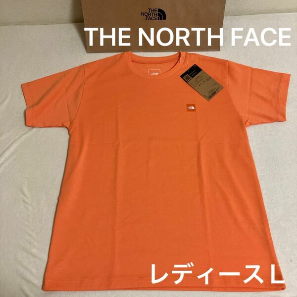 THE NORTH FACE☆レディースTシャツＬ　オレンジ