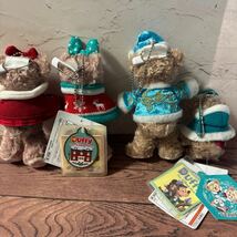 TDS☆未使用☆ダッフィー ☆シェリーメイ ☆クリスマス☆ぬいぐるみバッジ☆ぬいば☆TDR_画像2