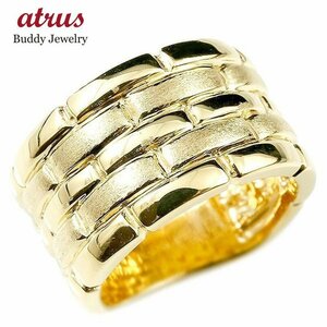  men's ring yellow gold k10 metal band clock ring ring delustering 10 gold for man metal wide width popular strut free shipping 