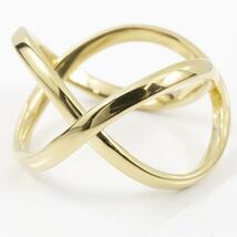 ゴールド リング メンズ 指輪 10k イエローゴールドk10 フリースタイル 婚約指輪 安い シンプル ピンキーリング 地金 男性_画像2