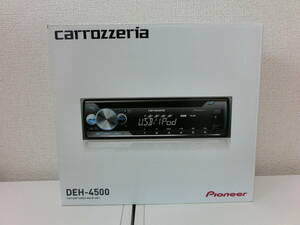 未使用品 保管品 Pioneer パイオニア carrozzeria カロッツェリア カーオーディオ DEH-4500/激安1円スタート