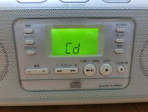 中古品 保管品 通電のみ確認済 AIWA アイワ CD RADIO CASSETTE RECORDER CDダブルカセット ラジカセ ホワイト CSD-W330/激安1円スタート_画像2