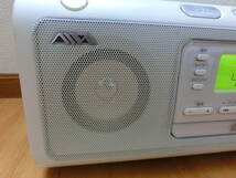 中古品 保管品 通電のみ確認済 AIWA アイワ CD RADIO CASSETTE RECORDER CDダブルカセット ラジカセ ホワイト CSD-W330/激安1円スタート_画像3