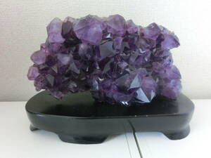  secondhand goods storage goods amethyst cluster? raw ore natural stone purple crystal details unknown / super-discount 1 jpy start 
