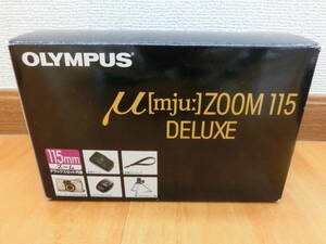 中古品 保管品 動作未確認 OLYMPUS オリンパス μ mju Zoom 115 DELUXE コンパクトフィルムカメラ/激安1円スタート