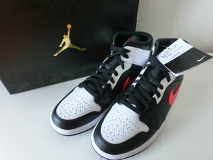 未使用品 保管品 NIKE AIR JORDAN 1 MID エアジョーダン 1 ミッド 554724-075 27.5cm メンズ スニーカー/激安1円スタート