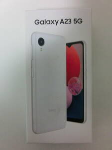  прекрасный товар б/у товар хранение товар простой рабочее состояние подтверждено Galaxy A23 5G белый SCG18 Galaxy смартфон смартфон мобильный / супер-скидка 1 иен старт 