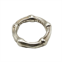 ティファニー Tiffany&Co. バンブーリング 約5.5号 指輪 SV925 シルバー 4.4g ヴィンテージ アクセサリー_画像3