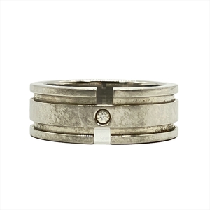 カルバンクライン Calvin Klein ck ダイヤモンド リング 指輪 ステンレス製 約10.5号 SS 5.4g アクセサリー レディース