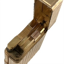 デュポン Dupont ライン１S ショート ライター GP ゴールド 着火確認済み 金メッキ 20μ ガスライター 喫煙具_画像8