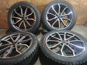 【美品】　MAK　１９．８J 　アウディ　A8　DUNLOP　WINTER　MAXX　２４５/４５R１９　バリ溝