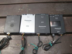 Panasonic ETC 3台 + DENSO ETC 1台 JUNK ジャンクセット