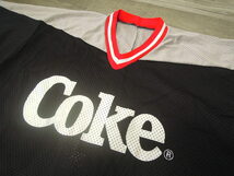 ks9 90's MCCARTHY SORENSEN ゲームシャツ Coke ホッケーシャツ/USA製_画像2