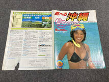 '93 サミーツアー沖縄パンフレット　モデル不詳　黒ビキニ_画像9