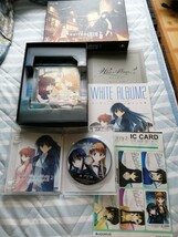 美品　PS3 ホワイトアルバム2 幸せの向こう側 プレミアムエディション WHITE ALBUM2 CD ステッカー新品 その他ゲームソフト以外未使用 即決_画像2