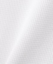 ★送無・未使用★メンズ AVIREX GOLF アヴィレックス　ゴルフ AML ワッフル ストレッチポロシャツ　XLサイズ 　ホワイト　定16,500円_画像5