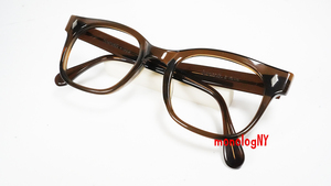 FOREMOST ダークブラウンセル 1960s ビンテージ眼鏡フレーム USA アメリカ製 BRYAN ブライアン Vintage ウッディアレン 稀少レアメガネ