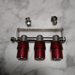 DBLTACT幅広ループ専用 レッドビットホルダー金具(3連)