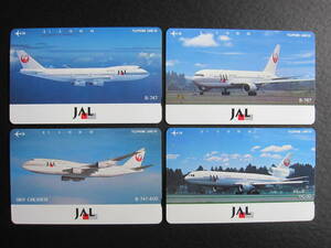 JAL# Japan Air Lines #B747#B744#B767# DC-10# телефонная карточка #1989-2002