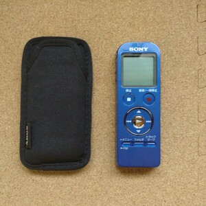 SONY стерео IC магнитофон ICD-UX533F голубой электризация / подтверждение рабочего состояния первый период . settled USED товар Sony IC магнитофон сборник звук контейнер диктофон 