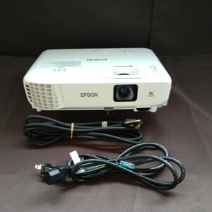 EPSON LCD PROJECTOR EB-W05 (MODEL:H840D) white USED goods electrification / operation verification the first period . settled Epson projector lighting hour 4109H