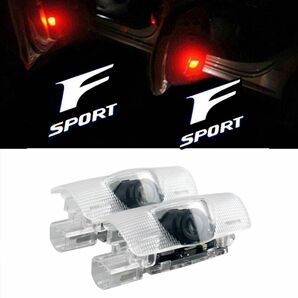 車用 カーテシーランプ 互品 レクサスUX ES F sport ロゴ