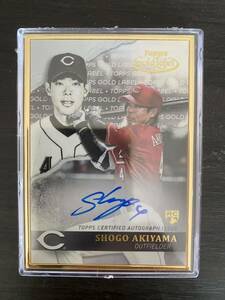 Topps Shogo Akiyama 秋山 直筆サイン オンカード RC カープ レッズ