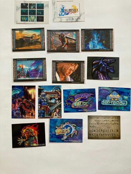 ファイナルファンタジー Ⅹアートミュージアム カード FINAL FANTASY X ART MUSEUM 15種