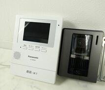 M★動作確認済【Panasonic/パナソニック】ドアホン インターホン カメラ玄関子機 VL-V522L-S モニター親機 VL-ME30K 2019年製★_画像2