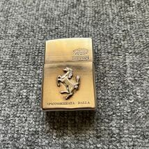 ZIPPO ジッポー　フェラーリ　オイルライター　シルバー_画像2