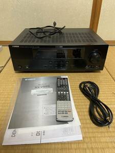 YAMAHA AVアンプ AX-V565 リモコン付 ブラック オーディオ ホームシアター ヤマハ 美中古