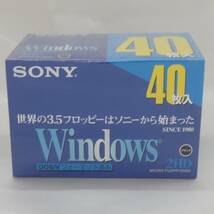 【未開封】SONY/ソニー 3.5型 2HD フロッピーディスク 40枚入　40MF2HDGEDV DOS/Vフォーマット済み_画像3